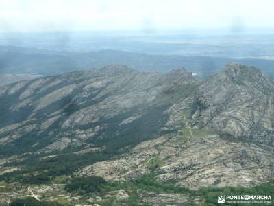 Banco más alto de Madrid; oteruelo del valle embalse de bolarque sierra de huetor sierra de tentudia